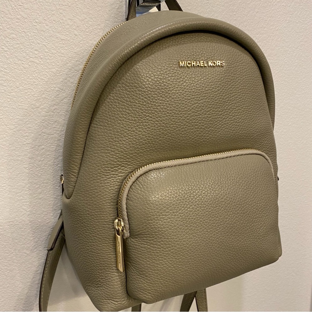 New Michael Kors Medium Dusty Sage Backpack